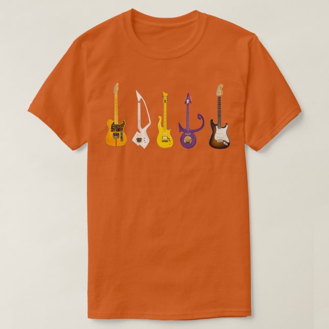 Camiseta Guitars de Príncipes (Diseño del anverso)