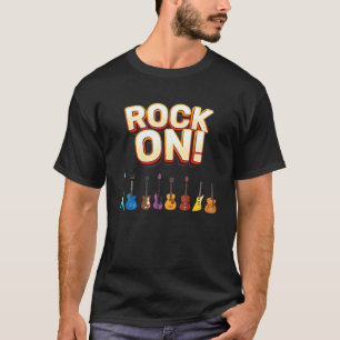 Camiseta Guitars De Rock And Roll