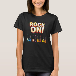 Camiseta Guitars De Rock And Roll