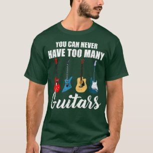 Camiseta Guitars divertidos y coloridos nunca tuvieron dema