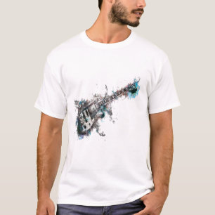Camiseta Guitars - Guitarista retro vintage