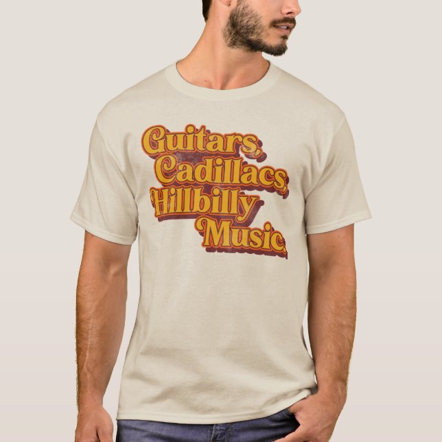 Camiseta "Guitars... Hillbilly Music" (Anverso)