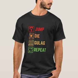 Camiseta Gulag Warzone Gamer llama directo al rey