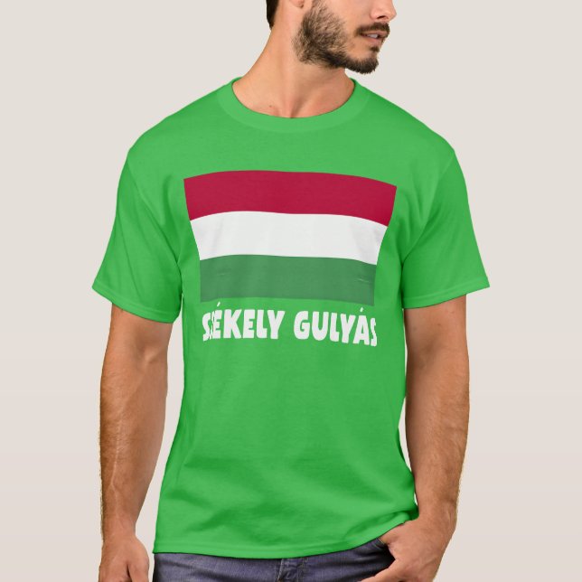 Camiseta Gulasz Szekely Comida Hungría chico (Anverso)