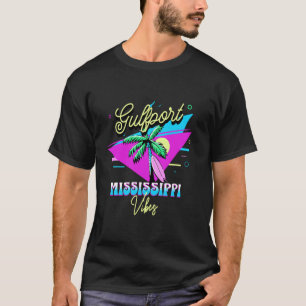 Camiseta Gulfport Mississippi Palma Vacaciones Tropical F