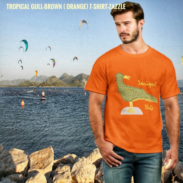 Camiseta Gull-Brown Tropical (Subido por el creador)