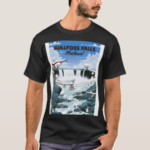 Camiseta Gullfoss Falls Islandia