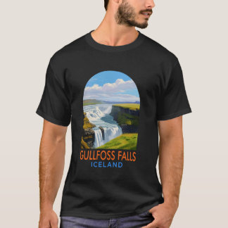 Camiseta Gullfoss Falls Viajes Aventura Viaje Gullfoss Caíd