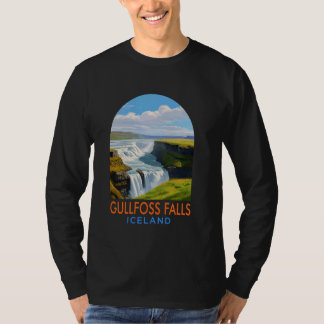 Camiseta Gullfoss Falls Viajes Aventura Viaje Gullfoss Caíd