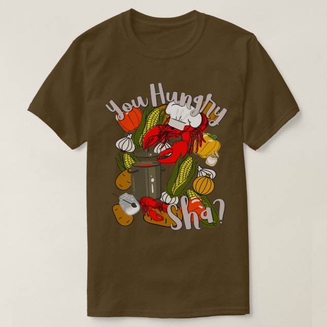 Camiseta Gumbo, el chef de la cocina jaún de Sha (Diseño del anverso)