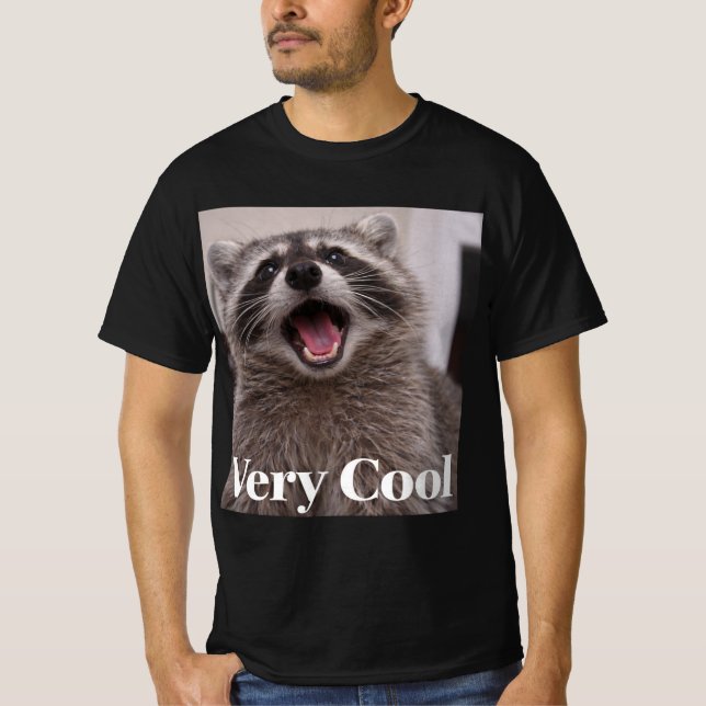 Camiseta Gumbus Muy Cool Brainrot Mapache Dank Meme Gen Z (Anverso)