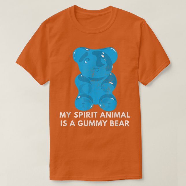Camiseta Gummies Fruity Bears Candy Mi Espíritu Animal Es U (Diseño del anverso)