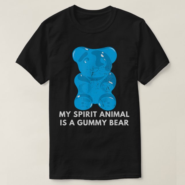 Camiseta Gummies Fruity Bears Candy Mi Espíritu Animal Es U (Diseño del anverso)