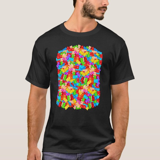 Camiseta Gummy Bear Bunch Candy (Anverso)