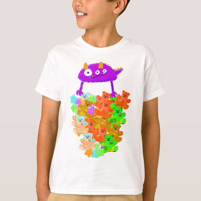 Camiseta Gummy Bear Harvest Monster (Anverso)