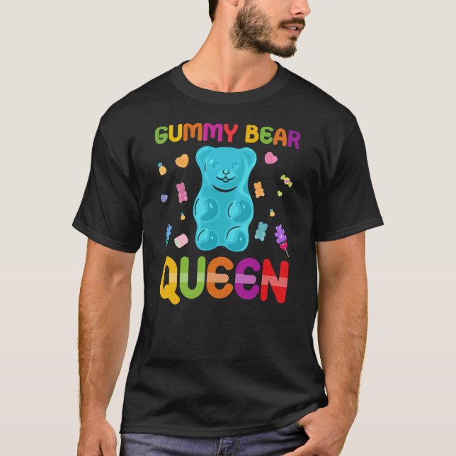 Camiseta Gummy Bear Queen Sweet Candy Gummy Bear Queen (2) (Anverso)