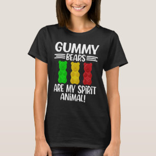 Camiseta Gummy Bear Spirit Animal Candy Chicas Niños