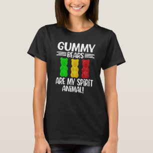 Camiseta Gummy Bear Spirit Animal Candy Chicas Niños