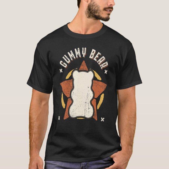 Camiseta Gummy Bear Vintage Retro Classic (Anverso)