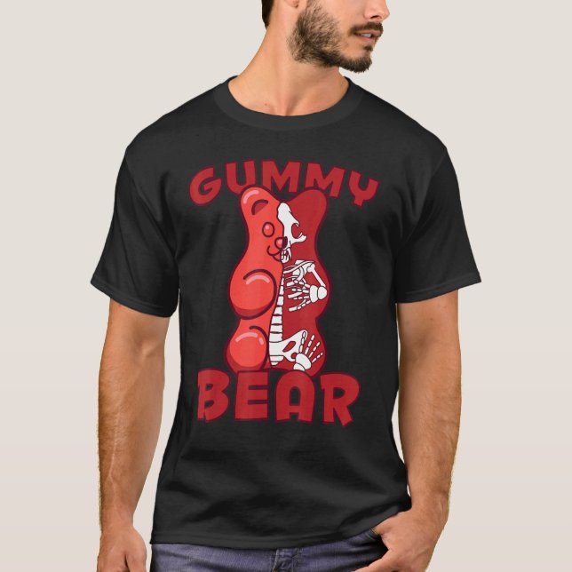 Camiseta Gummy Bear X Ray Skeleton (Anverso)