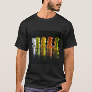 Camiseta Gummy Bears Fun Candy Print Tee