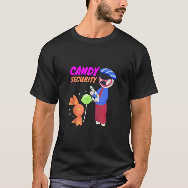 Camiseta Gummy Candy I Candy Security I Candy Cane Candy Sw (Anverso)