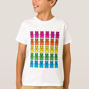 Camiseta Gummy Rainbow Bears T-Shirt