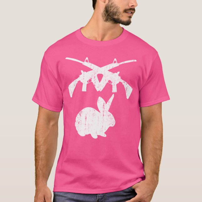 Camiseta Gun Bunny Ar-15 Rifles Hunter Competitive Shooter (Anverso)