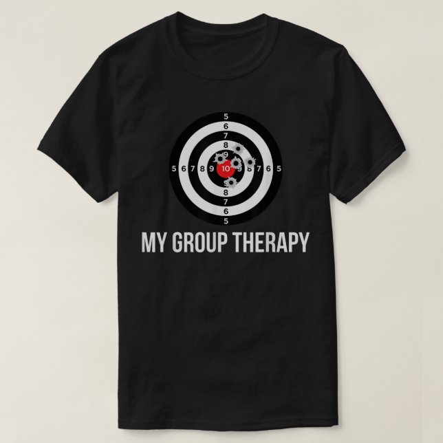 Camiseta Gun , Grupo Terapia Rango de Tiro (Diseño del anverso)