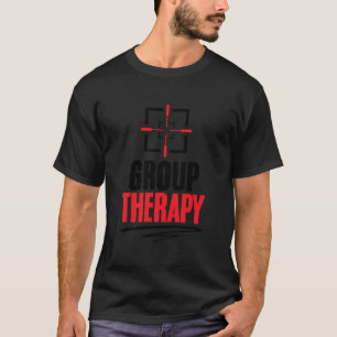 Camiseta Gun Range Group Therapy Target Shooting Gun Lover
