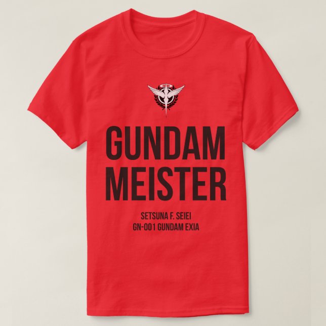 Camiseta Gundam Meister (Diseño del anverso)