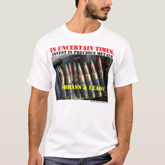 Camiseta GunLink invierte en los metales preciosos camisa, (Anverso)