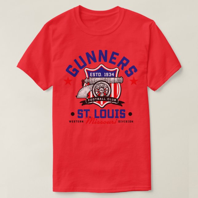 Camiseta Gunners de St Louis (Diseño del anverso)