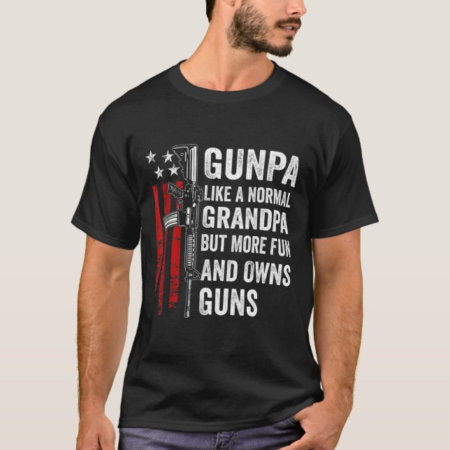 Camiseta Gunpa Como Un Abuelo Normal Pero Más Diversión Y D (Anverso)