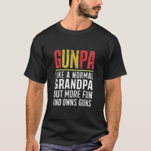 Camiseta Gunpa Como Un Abuelo Normal Pero Más Diversión Y D