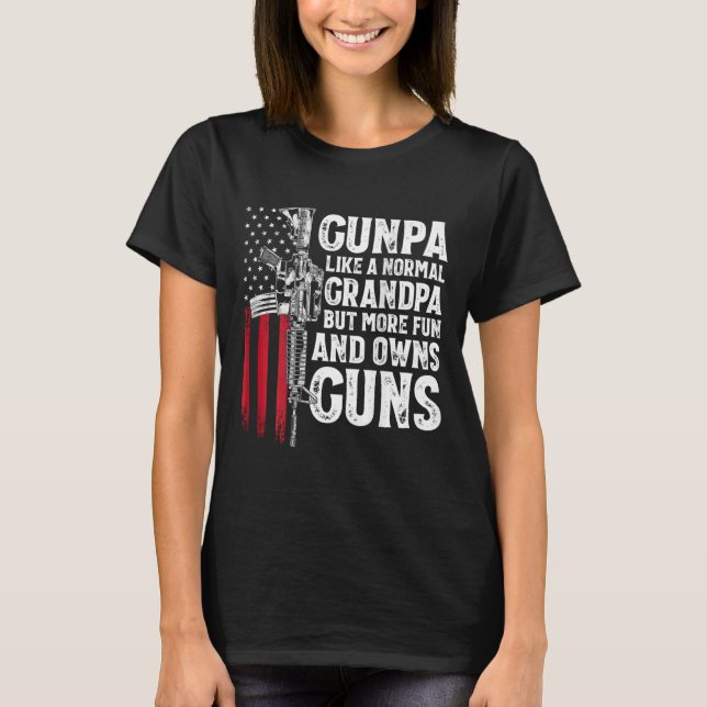 Camiseta Gunpa Like A Normal Grandpa Fun Y Owings (En) (Anverso)