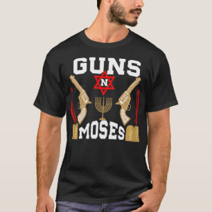 Camiseta Guns N Moses Ejército Judaico Israelí Judaísmo Heb