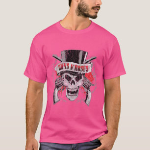 Camiseta Guns N' Rosas Funcionario superior Hat Skull