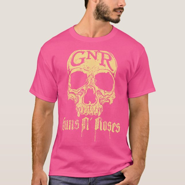 Camiseta Guns N' Rosas Goll Oficial de Skull (Anverso)