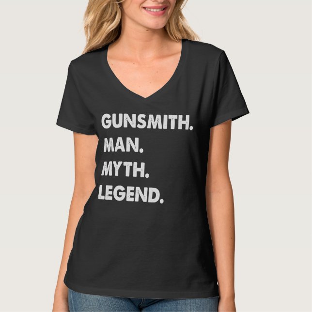 Camiseta Gunsmith Man Myth Legend (Anverso)