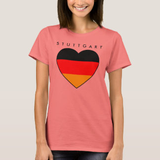 Camiseta Günstiges Stuttgart-Herz-Shirt Deutschland WM 2010