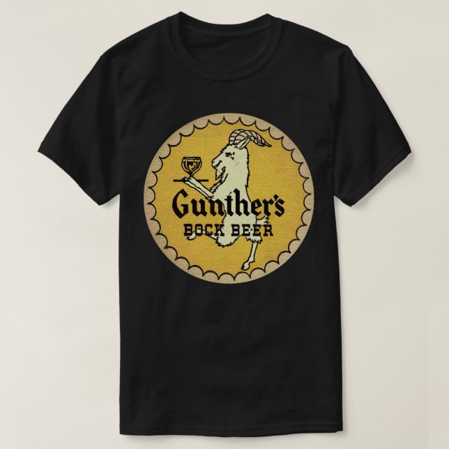 Camiseta Gunthers Bock Beer (Diseño del anverso)