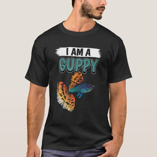 Camiseta Guppies Cita Dueño De Acuario De Pescado Yo Soy Im (Anverso)