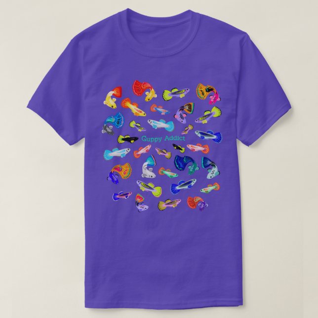 Camiseta Guppy Addict (Diseño del anverso)