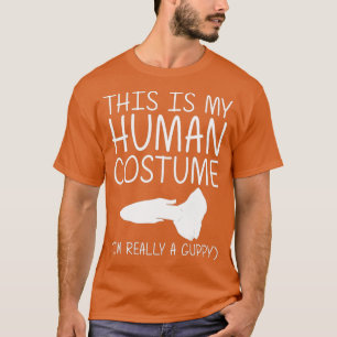 Camiseta Guppy Easy Halloween Costueve humano Pescado arcoi