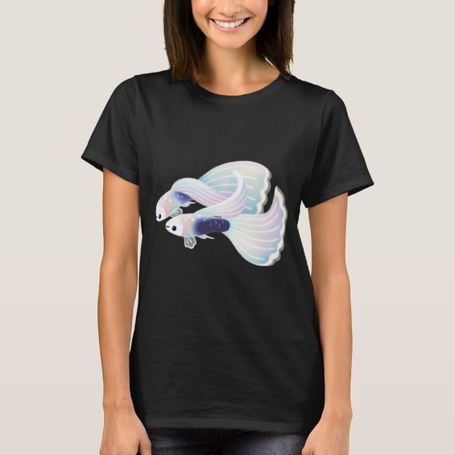 Camiseta Guppy esmoquin blanco (Anverso)