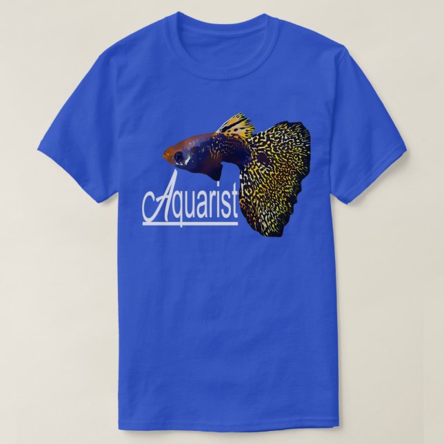 Camiseta Guppy Fish Aquarist Shirt (Diseño del anverso)