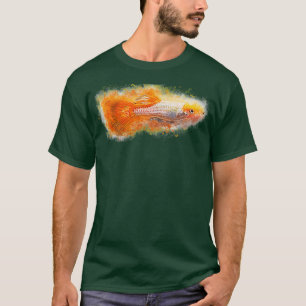 Camiseta Guppy macho Koi Poecilia reticulata