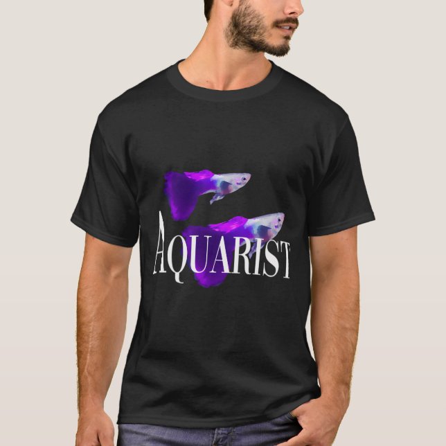 Camiseta Guppy púrpura (Anverso)