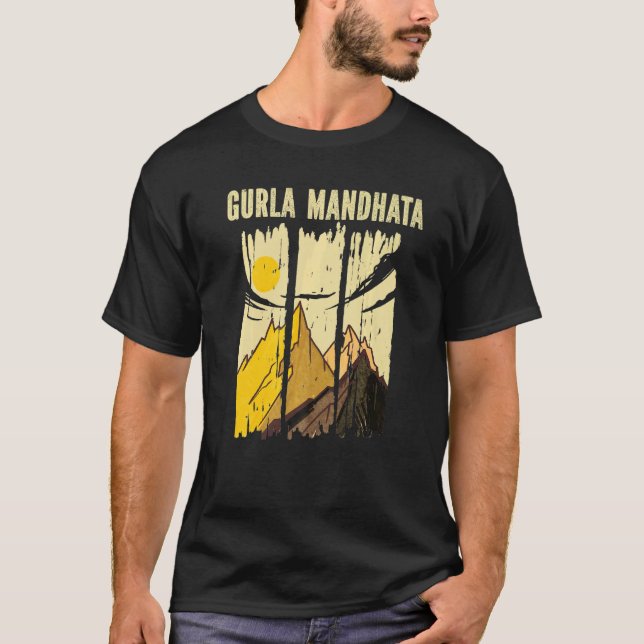 Camiseta Gurla Mandhata Mountain Peak Summit Climber (Anverso)